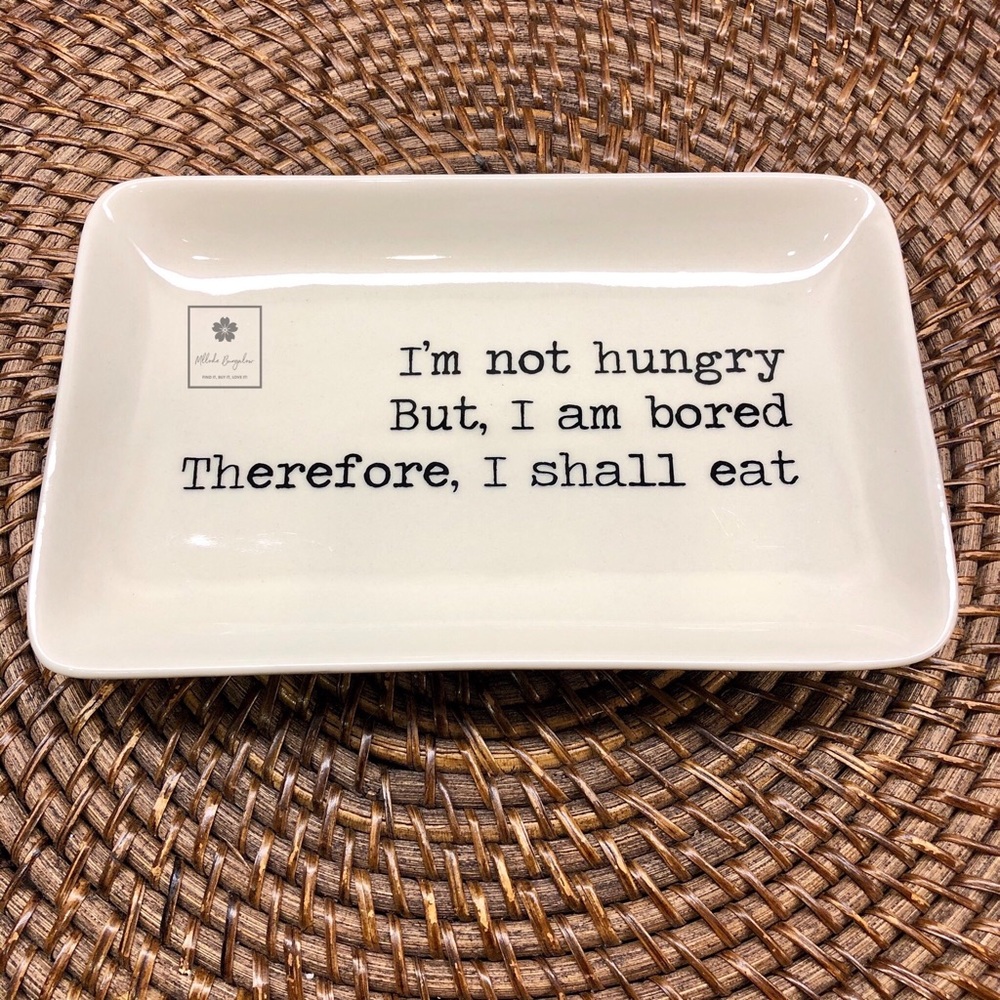 Bloomingville - “I am Bored” Plate